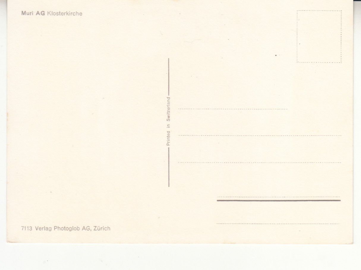 Ansichtskarten: Muri ca. 1970 – Gebraucht aus Bürglen TG von StampGraf 1