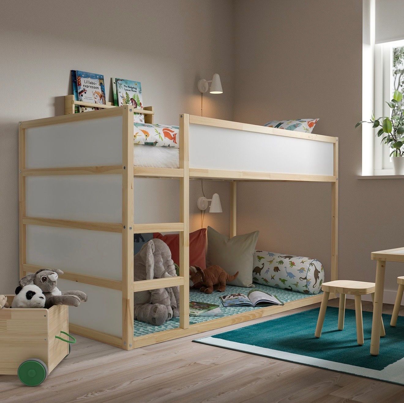 Ikea Letti: Lit superposé en bois – Usato da Châtelaine venduto da sof_zlw7