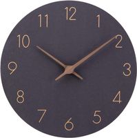 Holz Wanduhr Ohne TickgeräUsche Lautlos Modern 25cm