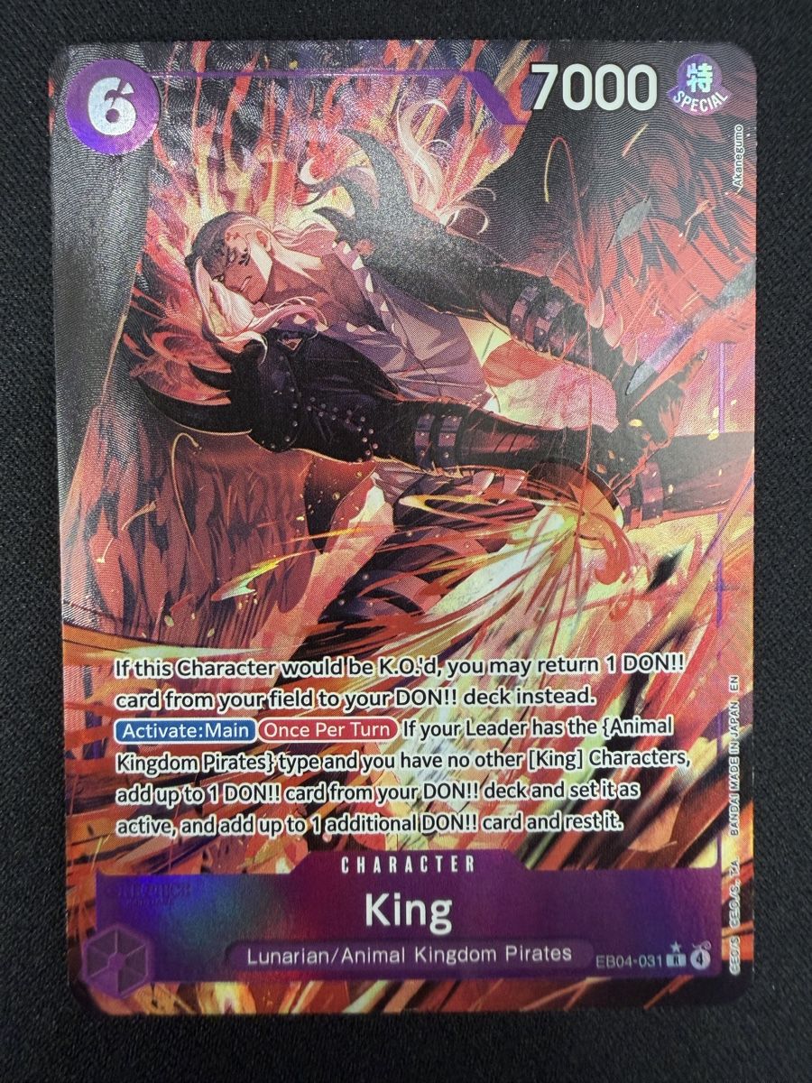 Bandai Sammelbilder & Trading cards: One Piece King EB04-031 Rare Parallel NM – Neu (gemäss Beschreibung) aus Rolle von KPTreasures