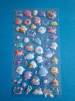 1 sheets Japanese Sea Creatures cute stickers/Aufkleber New!