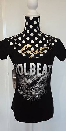 NEU!! Volbeat Top GRÖSSE M / 38 SCHWARZ