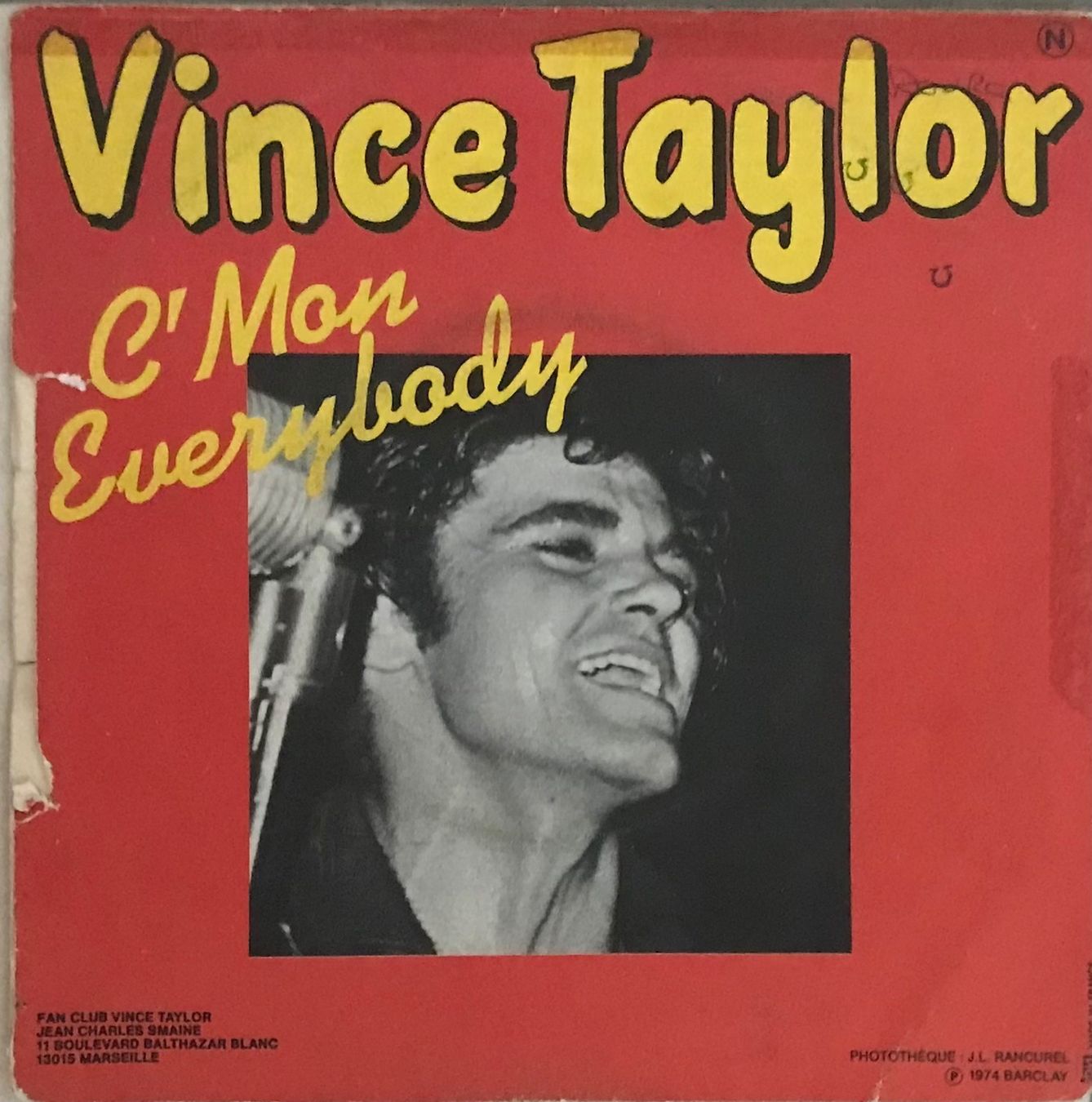 Vinyles: VINCE TAYLOR - READY TEDDY – D'occasion à Bussigny par vinyl-pas-cher 1