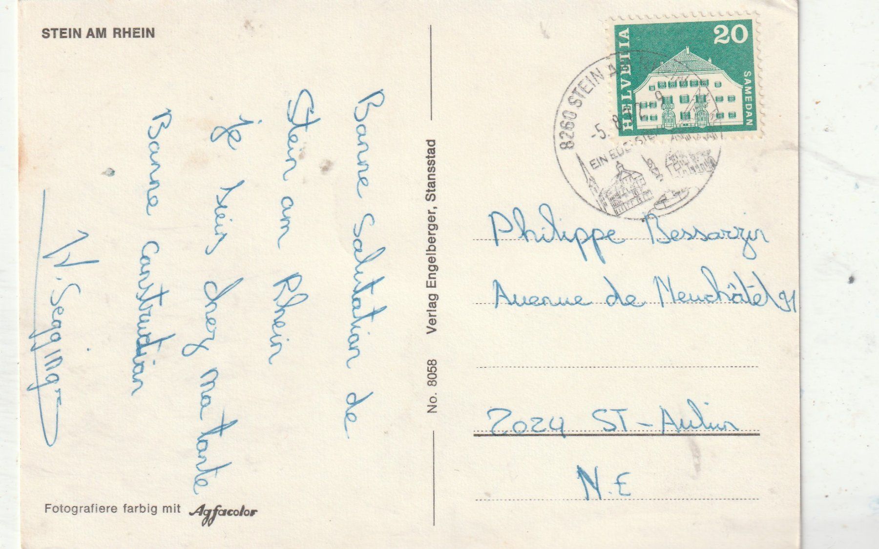 Cartoline postali: Stein am Rhein – Usato da Lumbrein venduto da made02 1