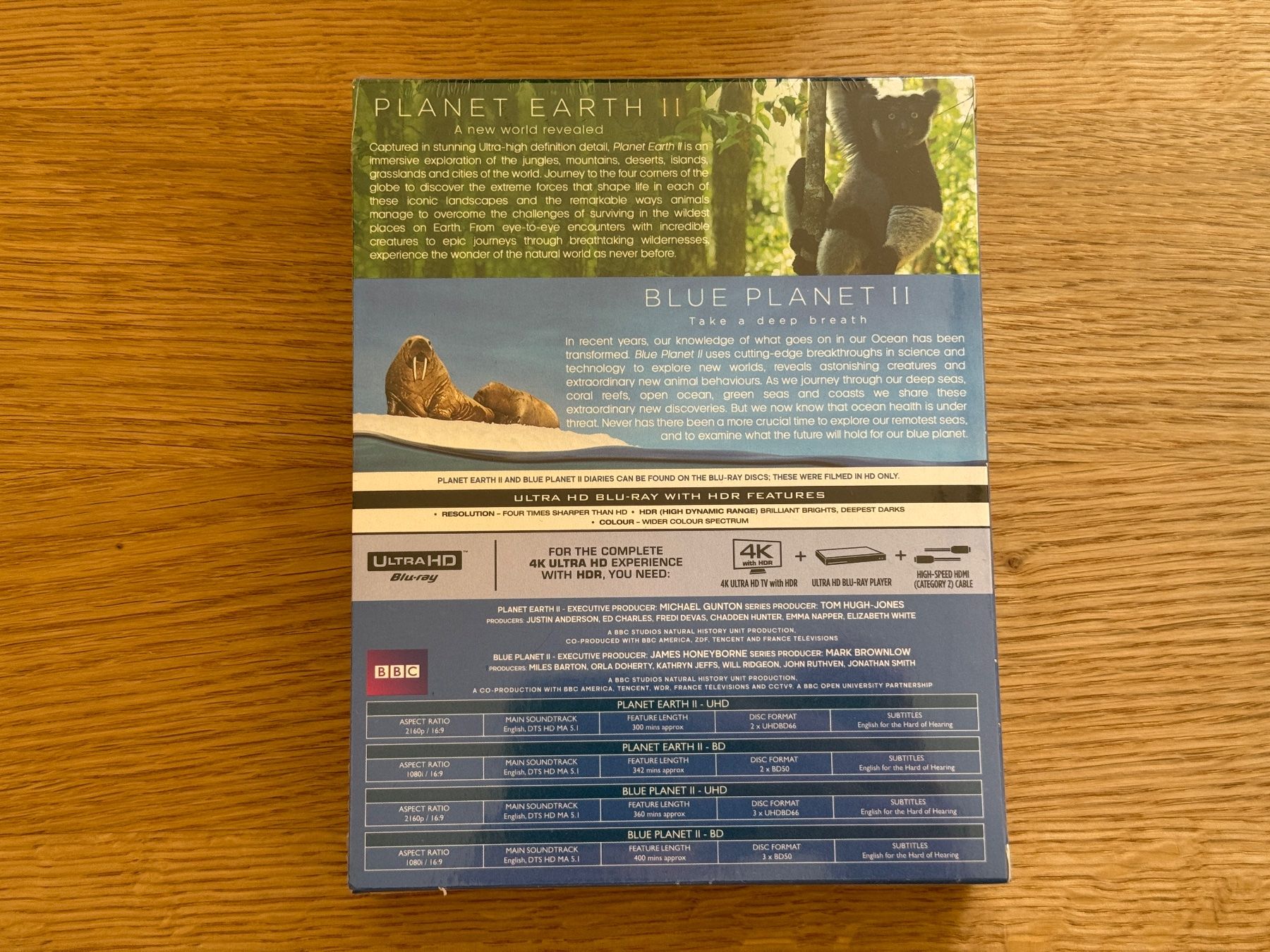 Tutti i DVDs: BBC Blue Planet / Planet Earth 4k Bluray – Nuovo e nell'imballaggio originale da Wallisellen venduto da Art_Vendorlay 1