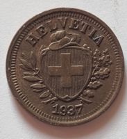 1 RAPPEN JAHR 1937 - SCHWEIZ