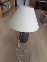 Design-Lampe mit Keramikfuss, vintage