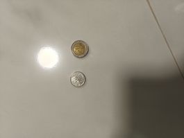 Philippinische Pesos 10 und 1Peso