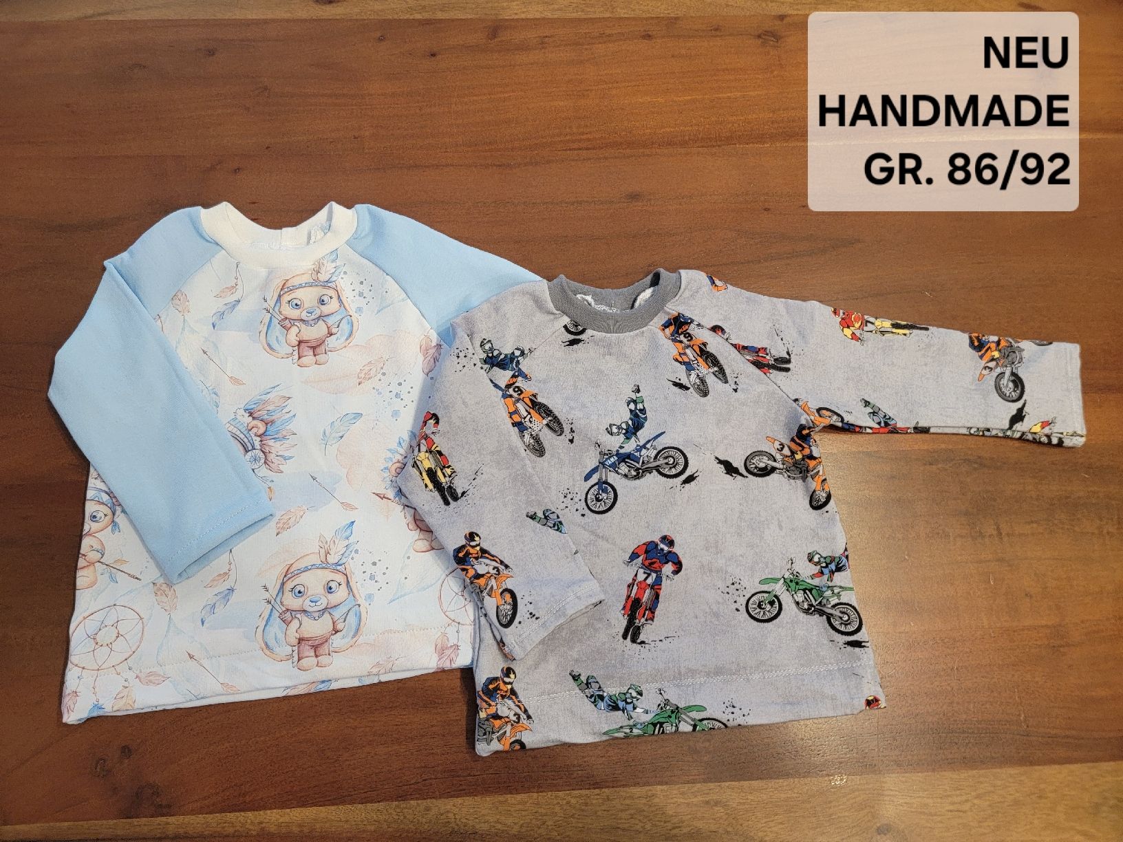 Maglioni & Felpe: Handmade 2 Sweatshirts Gr. 86/92 – Nuovo e nell'imballaggio originale da Schwaderloch venduto da jas_jwg6