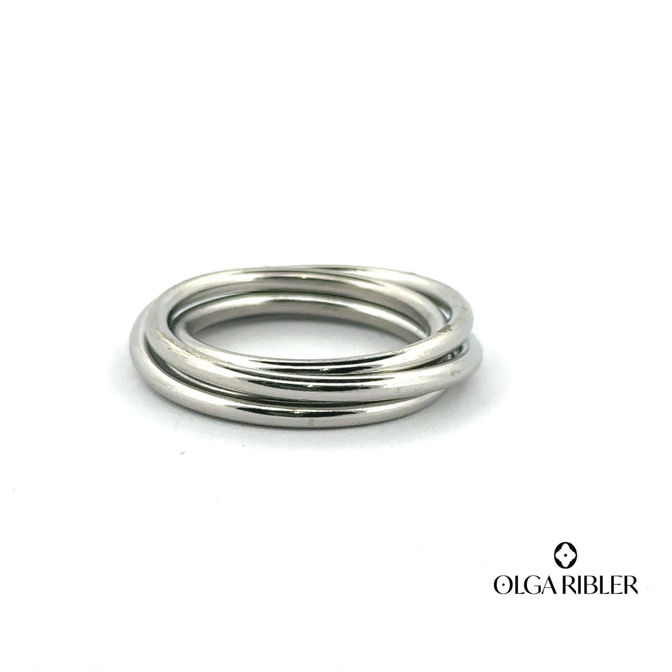 Olga Ribler Anelli: Edelstahl Wickel Ring Ringgrösse 58 – Nuovo (secondo la descrizione) da Luzern venduto da Schmuckoutlet