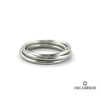 Edelstahl Wickel Ring Ringgrösse 58