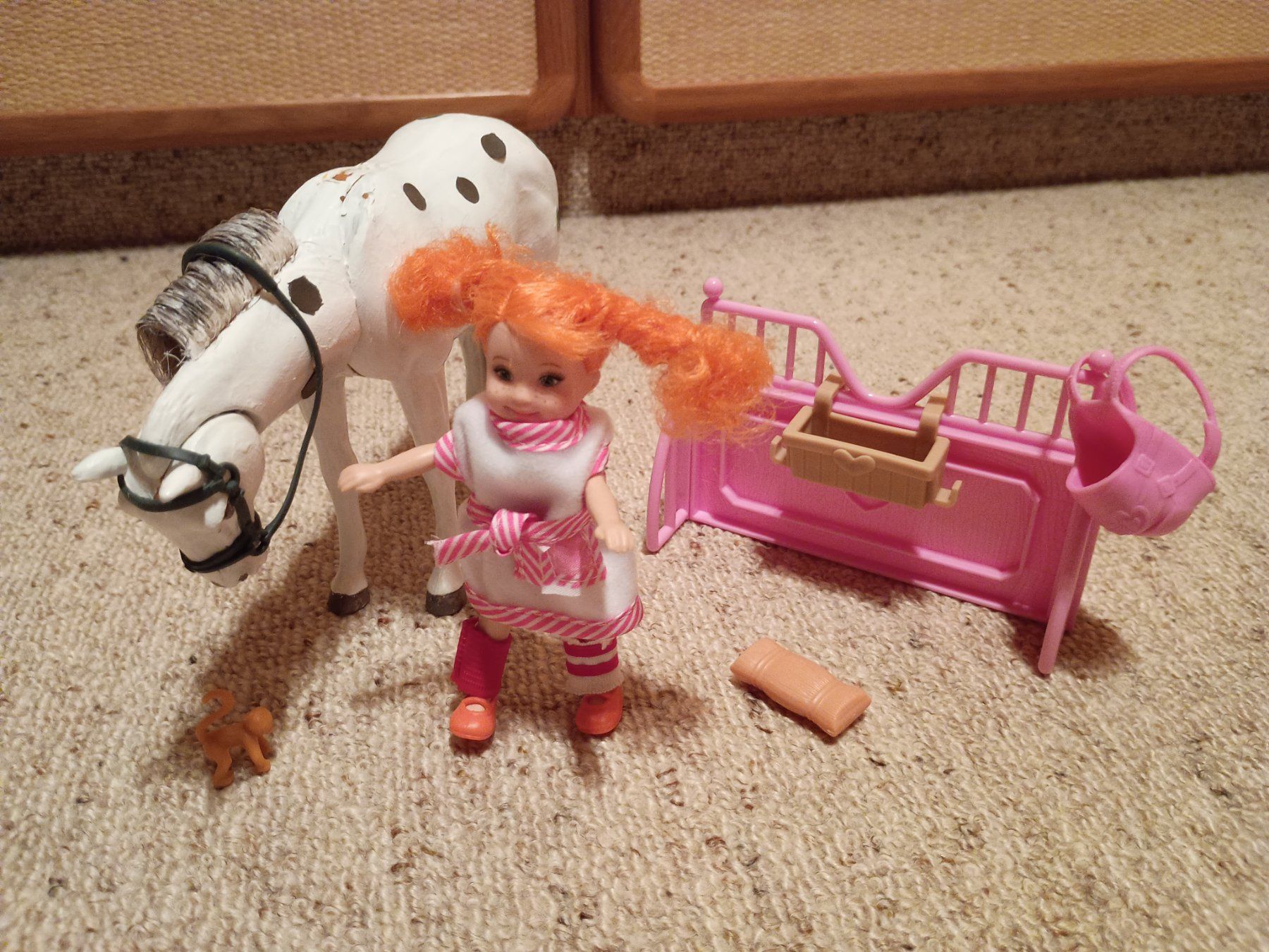 Bambole: PIPPI LANGSTRUMPF Spielset Barbie-Stil – Usato da Buchs AG venduto da ReaNaTsch 1