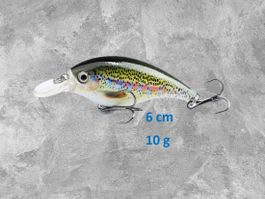 Angelköder Forelle Wobbler 6 cm, 10 g