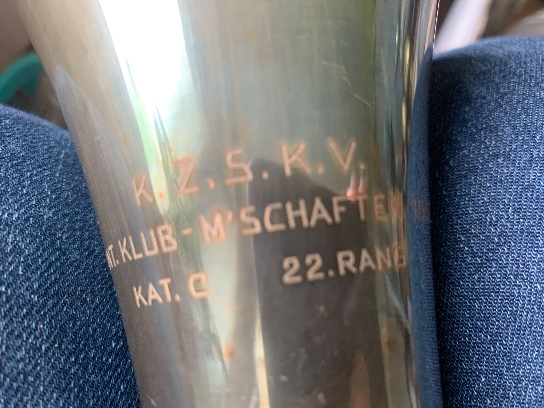 Altre raccolte & rarità: Vintage Pokal / Trophäe Vase 1962 versilbert – Usato da Richterswil venduto da Moii89 1