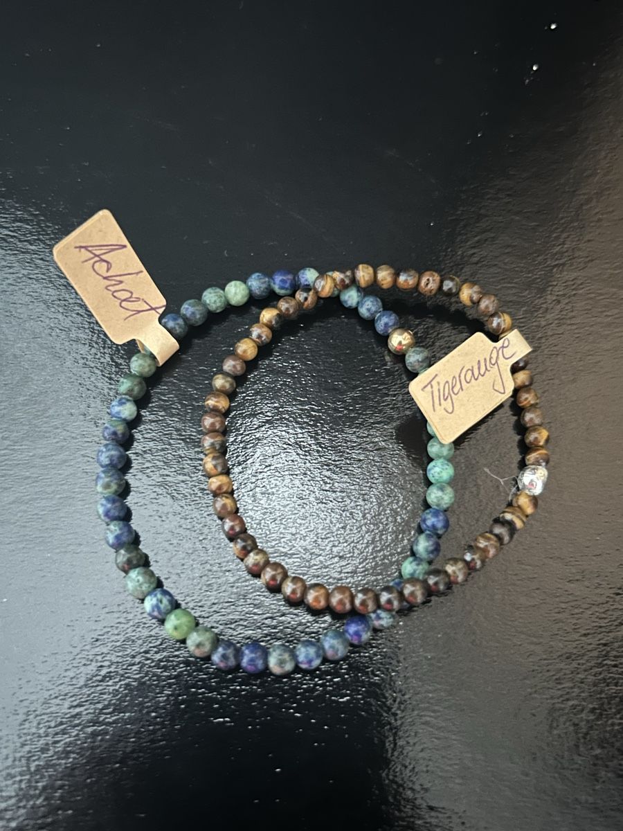 Bracelets: 2-er Set Armbänder 4 mm( set 8) – Neuf (Voir description) à Triengen par zomavesu 2