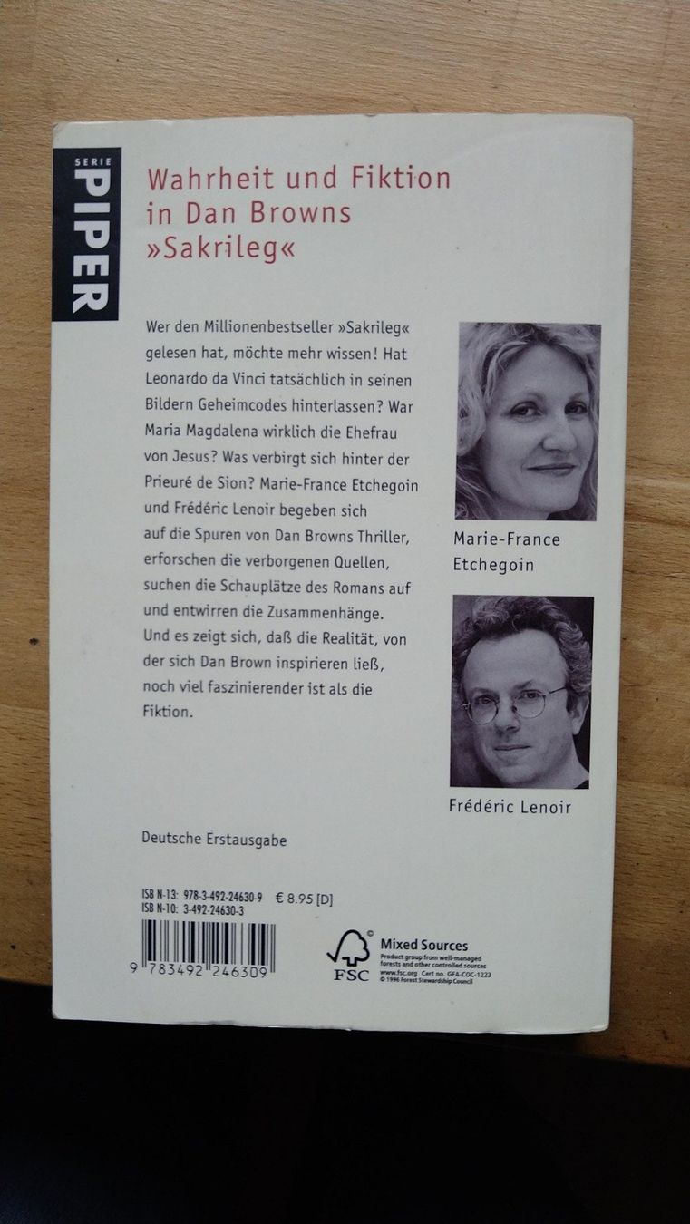Livres: Buch Das Geheimnis des da Vinci Code – D'occasion à Gelterkinden par martinom 1