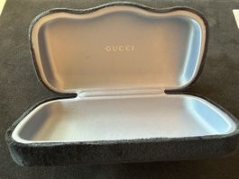 Brillenetui Gucci schwarz samtig guter Zustand gebraucht