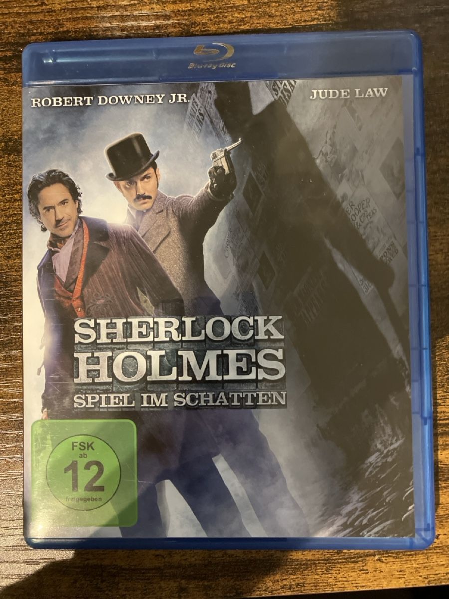 Tutti i DVDs: Sherlock Holmes. Spiel im Schatten BluRay – Usato da Glarus venduto da Jhuber78