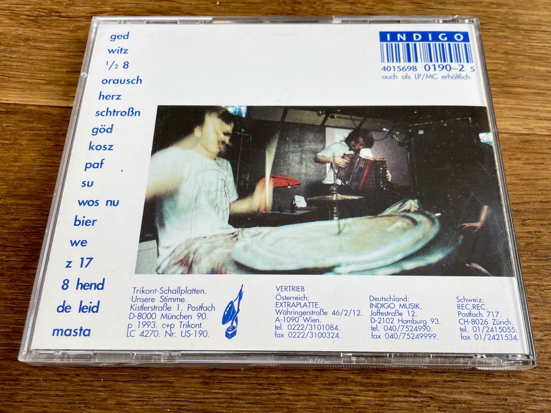 CD: Attwenger - Luft - CD – Usato da Pontresina venduto da il-bain 1