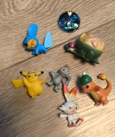 Lot figurines Pokémon 6 pièces + 1 disque collection