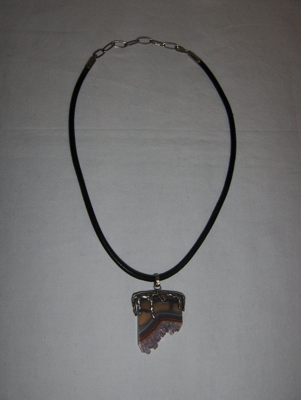 Catenine: Originelle Kette mit Achatanhänger – Usato da Dübendorf venduto da alracfo 2