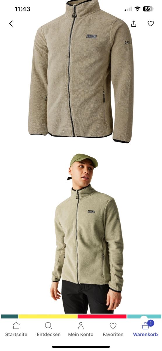 Giacche: Fleece Jacke Dare2b – Nuovo e nell'imballaggio originale da Küsnacht ZH venduto da ioannis.kiato 1