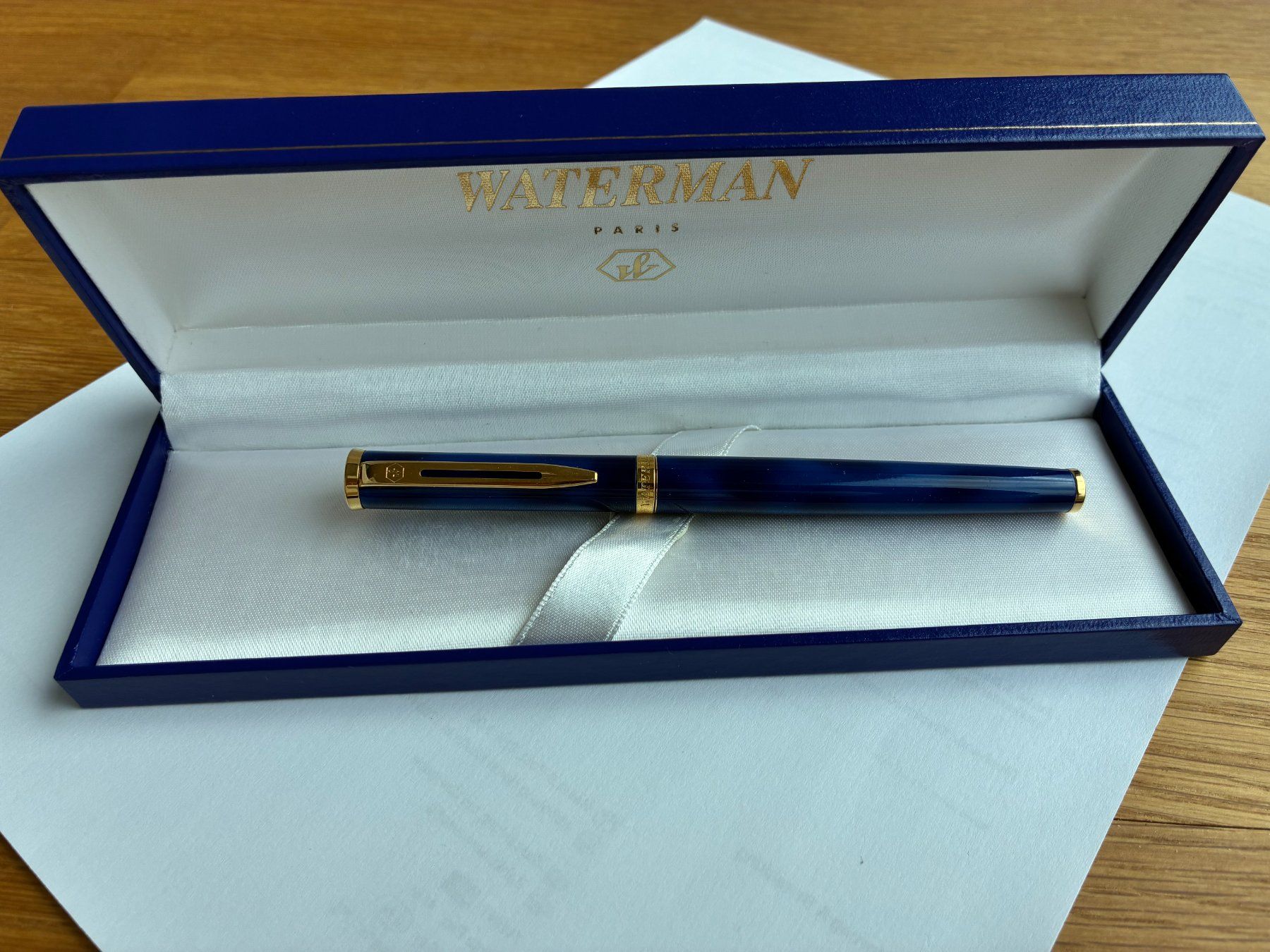 Waterman Sonstiges Schreiben & Zeichnen: Waterman Füllfederhalter Blau – Gebraucht aus Vitznau von agent62
