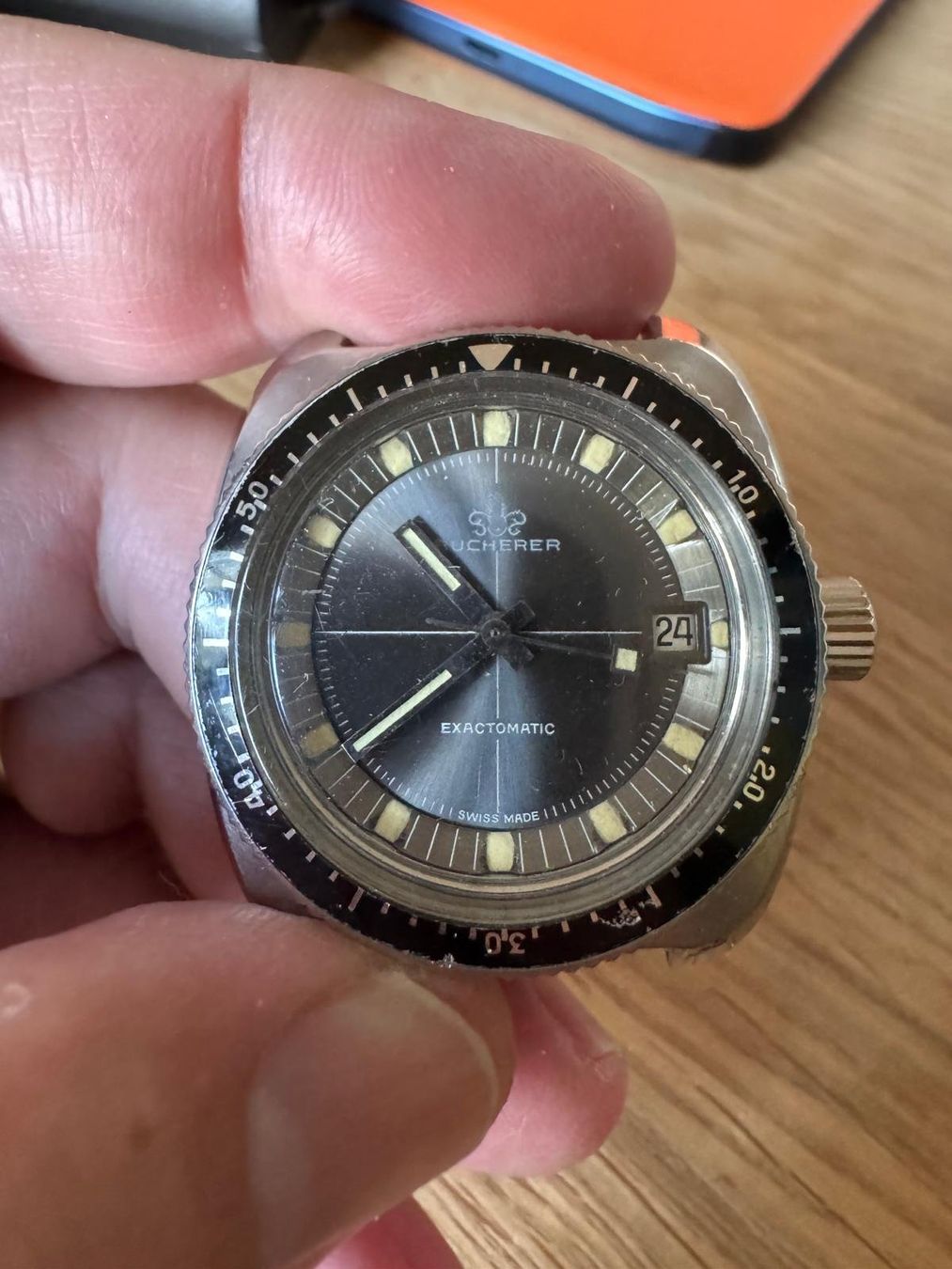 Bucherer Uhren: Herrenuhr BUCHERER Exactomatic / Vintage – Gebraucht aus Opfikon von Camparisoda 1