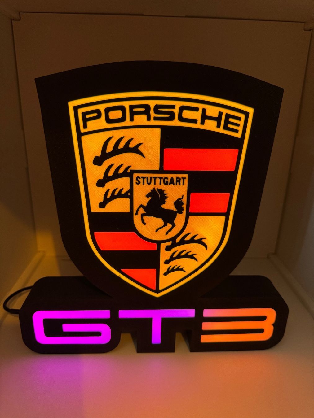 Lampen: Lightbox lumière led Porsche GT3 – Neu (gemäss Beschreibung) aus Vicques von PAMB3D 5