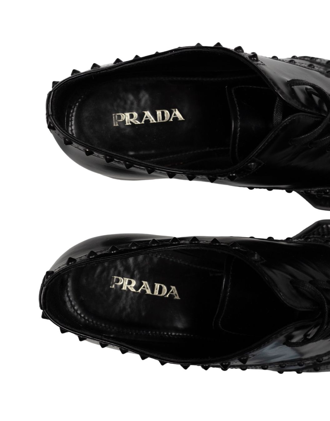 Herrenschuhe: Prada FW09 Studded Leather Spike Derbys – Gebraucht aus Thierachern von n.webl 4