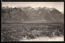 Aigle, Vue générale et les Cornettes d