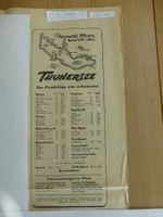 Zeitungsinserat Werbung aus dem Thunersee 1955