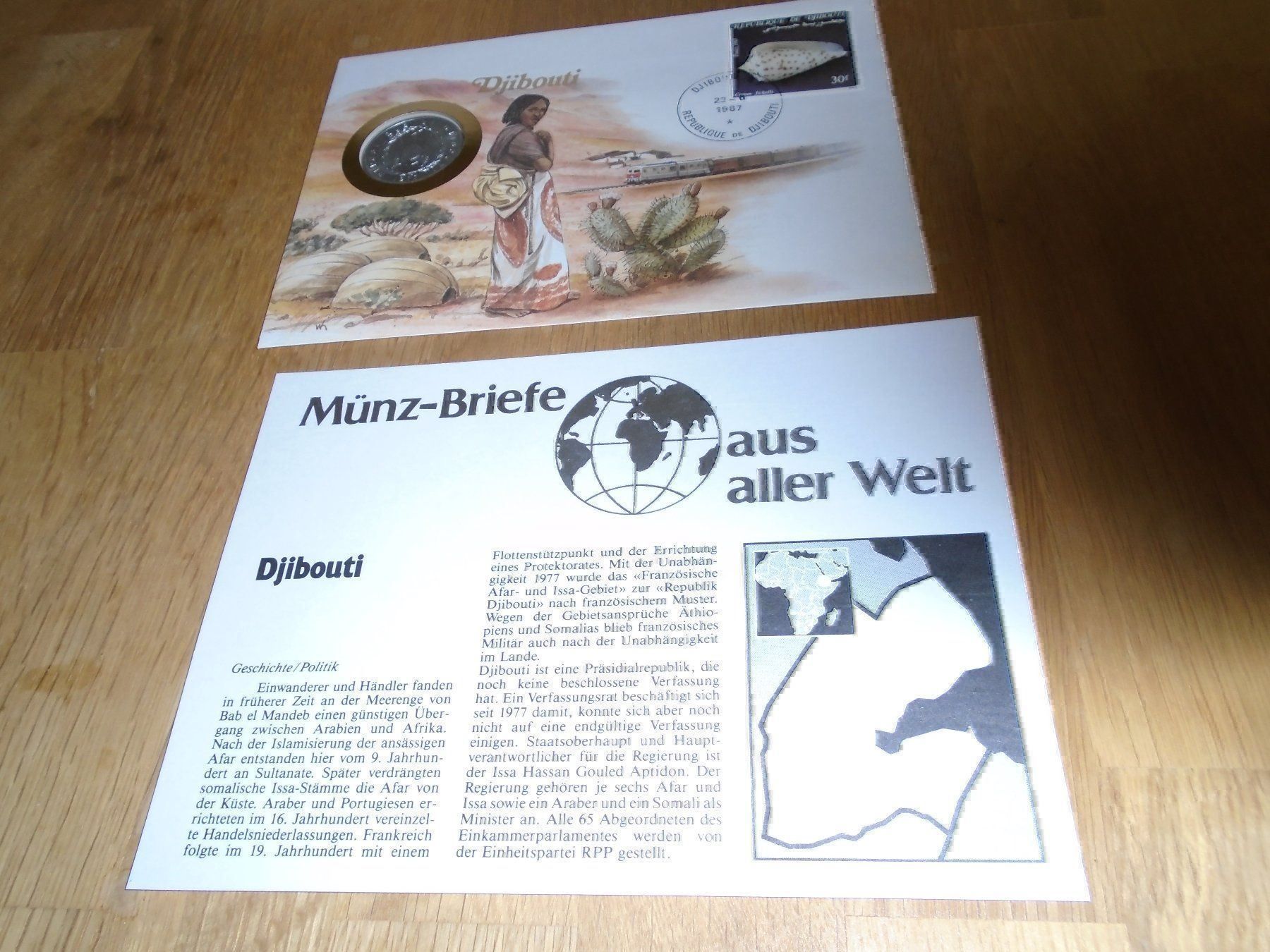 Tutti le monete: Münzbrief Djibouti – Usato da Olten venduto da Disc-Verkauf