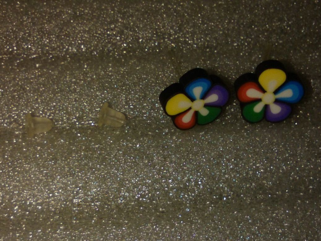 Orecchini pendenti & Orecchini a lobo: OHRRINGE MODESCHMUCK,,MIT MEHRERE FARBEN,,KUSTSTOFF – Nuovo (secondo la descrizione) da Basel venduto da bijoutrie_4