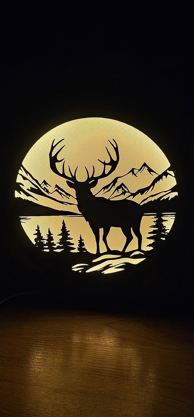 Lampes: 💡 Lampe LED décorative imprimée en 3D - Personalisable – Neuf avec emballage d'origine à Châtillens par Sebprint_3d 1