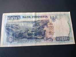 1000 Rupiah Indonesien Banknote, Jahr 1992, Top Zustand!
