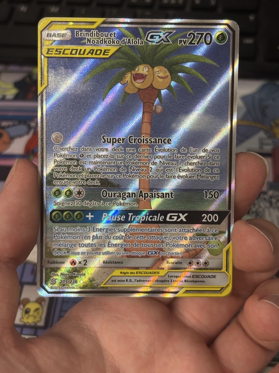 Pokémon Carte collezionabili: Noadkoko et Brindibou GX alt FR SL – Usato da Puplinge venduto da Collection_Pokepi