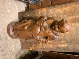 Klöster Holzfigure Münch Skulptur