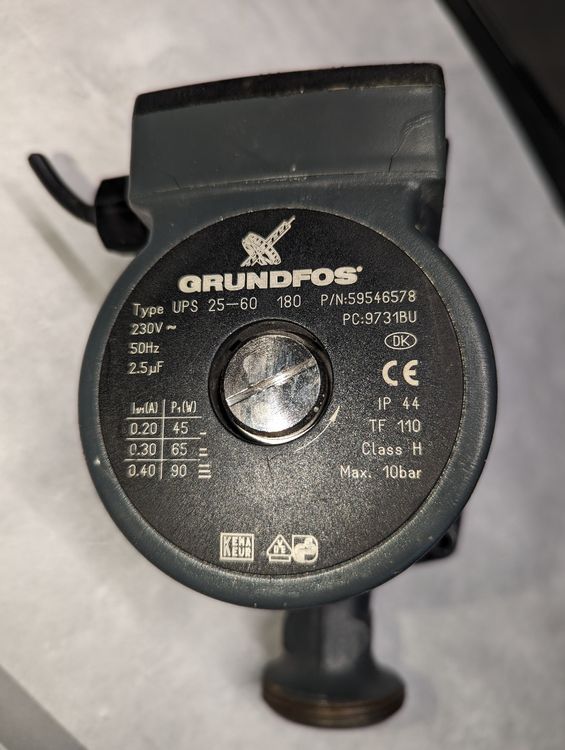 SPARES2GO Umwälzpumpe Bronze - Kompatibel Mit Grundfos UPS 15-50N