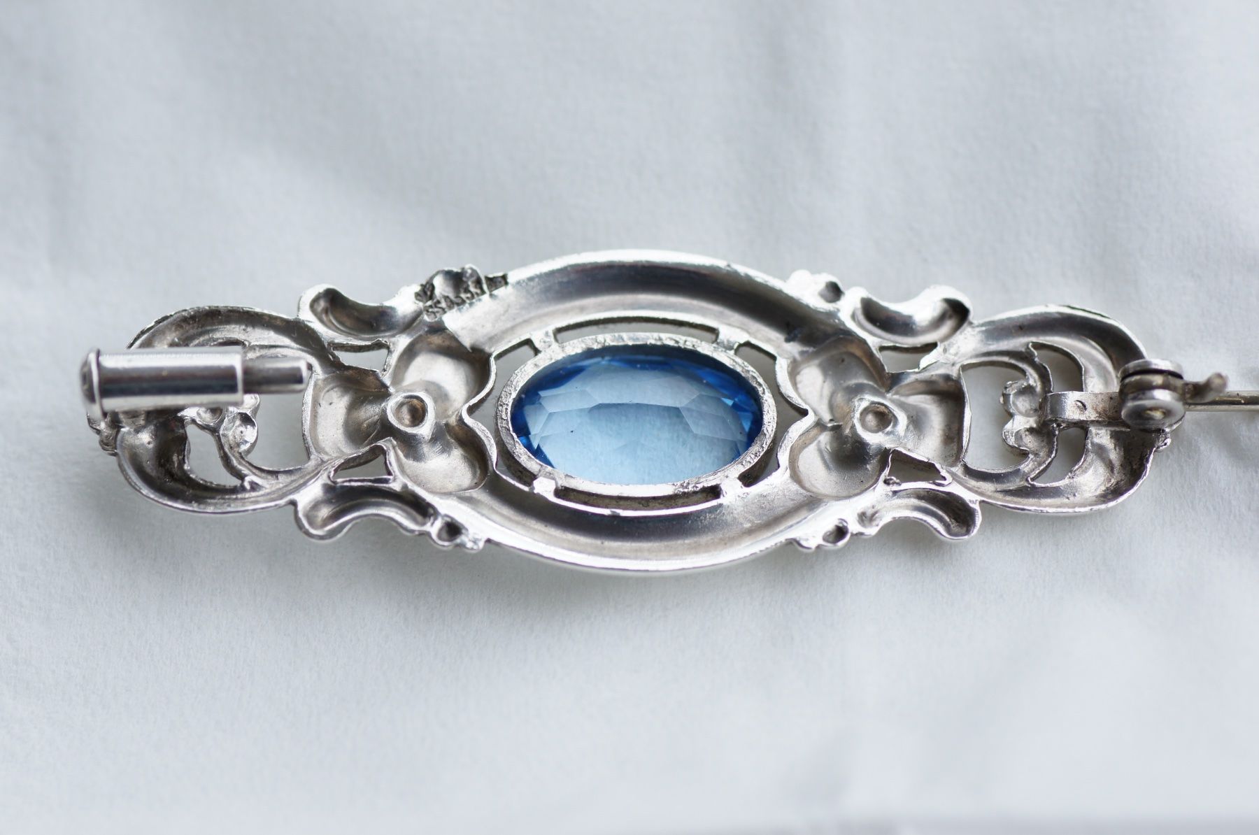 Spille & Fermagli: Silberbrosche Antik Art Deco 835 Silber – Usato da Winterthur venduto da Tabalugi 2