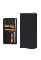 iPhone 11 Pro Handgemachte Ledertasche Flip Cover mit Karten