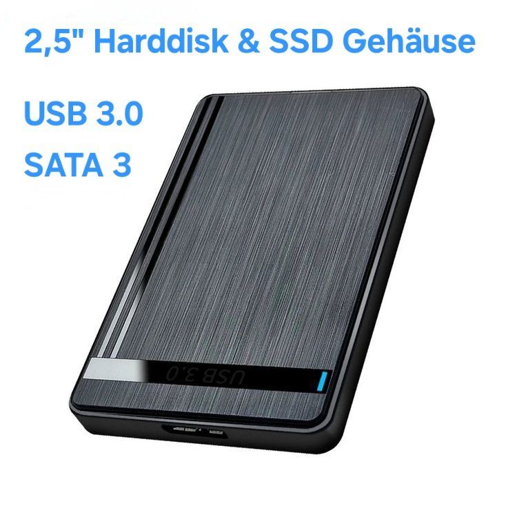 Harddisks: USB 3.0 - SSD & Harddisk / Festplatte 2,5" Gehäuse - SATA 3 – Neu und originalverpackt aus Uster von -FPS-