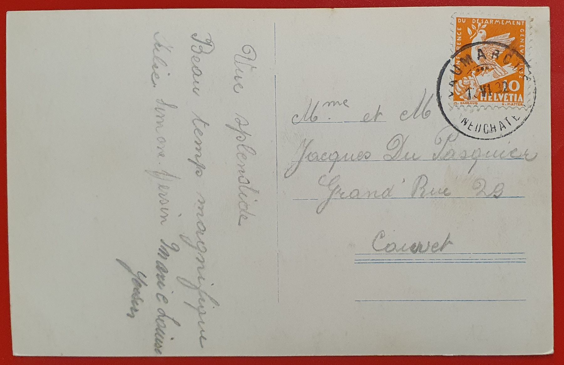 Cartoline postali: Camp de Vaumarcus 1932 – Usato da Kreuzlingen venduto da Rschweiz1 1