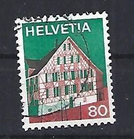 Tutti i francobolli: 1973/75 - Landschaftsbilder / Ostschweiz – Usato da Schaffhausen venduto da poststamp