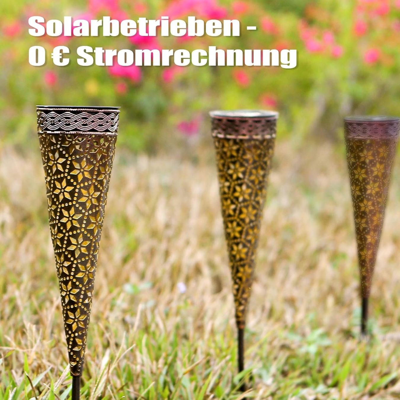 Lanterne: 2x Metall Solarleuchten 2er Set – Nuovo e nell'imballaggio originale da Nuglar venduto da SmartLiving24 4