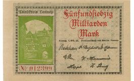 Lennep 75 Mrd.Mark SN rot 01.10.1923 VZ+-VZ++