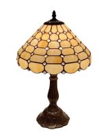 LIQUIDATION - Tiffany Lampe 46 Antik beige