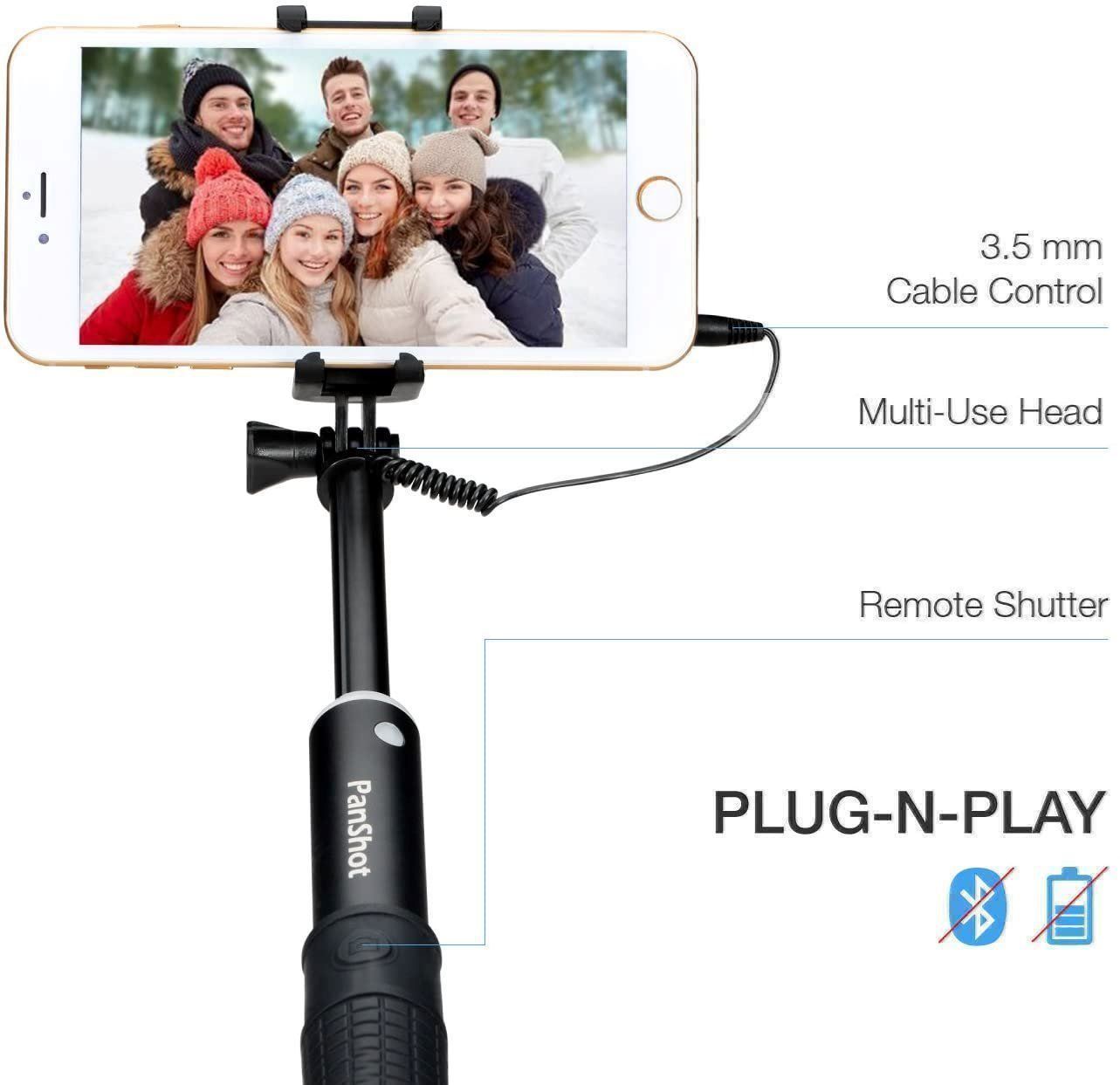 Fotocamera: PanShot LT-C01Selfie Stick – Nuovo (secondo la descrizione) da Sachseln venduto da Palur
