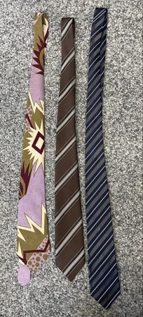 Krawatten Set, 3 Stück, Herrenmode, Top Zustand, Herbst