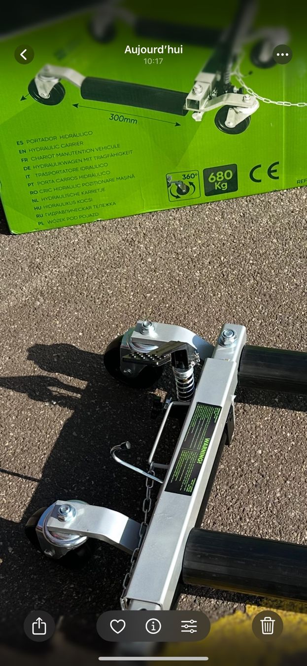 Valigie & Borse: Charriot Hydraulique 680kg – Nuovo e nell'imballaggio originale da Courrendlin venduto da shopwheels 5